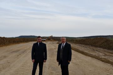 Postęp prac w Parku Technologicznym  w Książu Wielkim, Powiat Miechowski