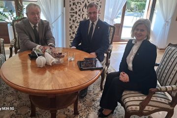 Wizyta Starostów Powiatu Miechowskiego w Warszawie