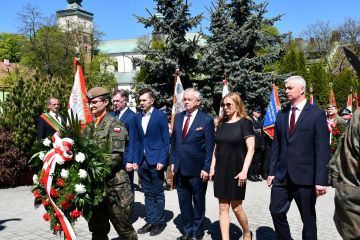 Uroczyste obchody 235. rocznicy uchwalenia Konstytucji 3 Maja w Powiecie Miechowskim