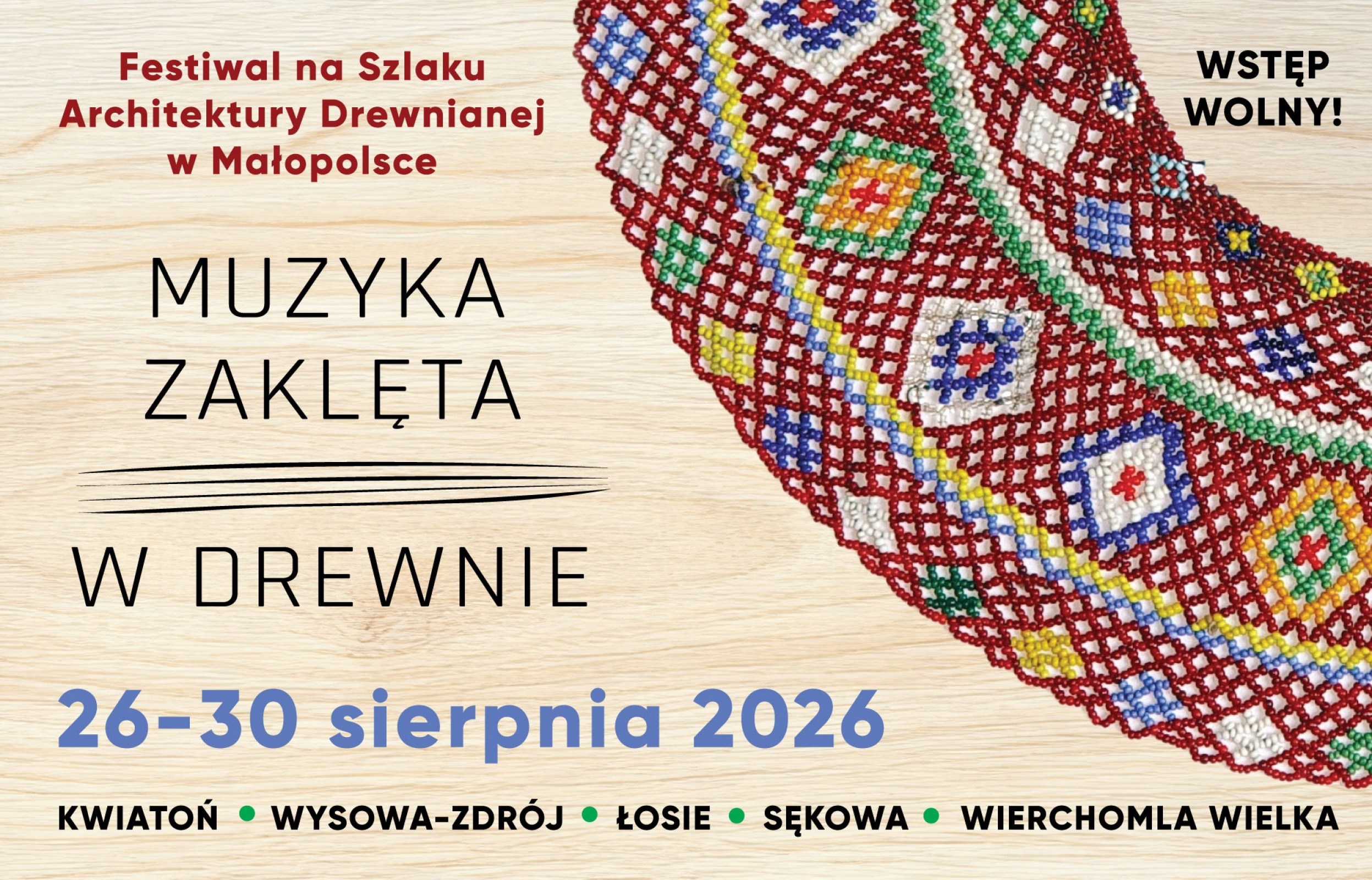 Festiwal „Muzyka Zaklęta w Drewnie 2026”