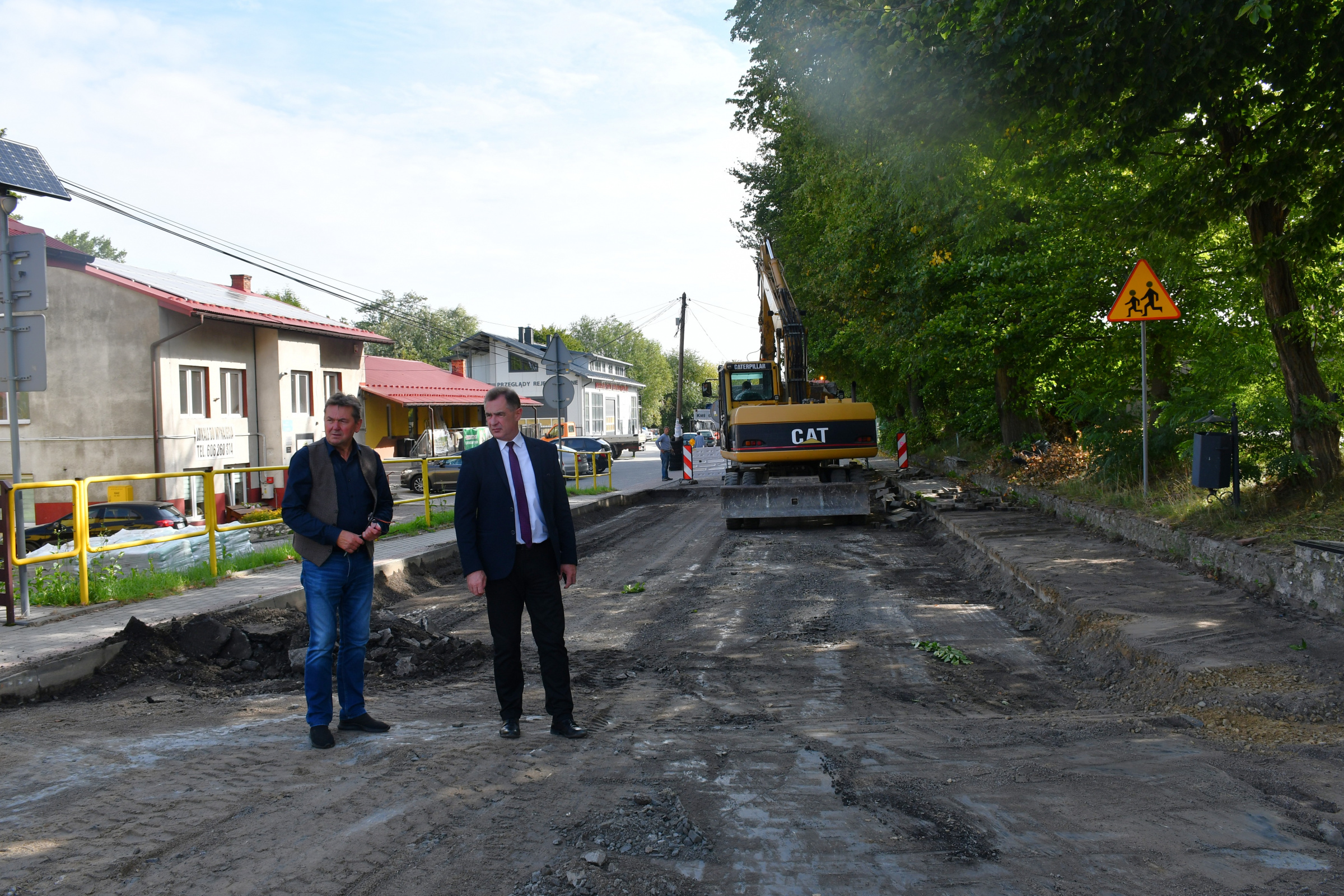Trwają prace przebudowy centrum Gołczy