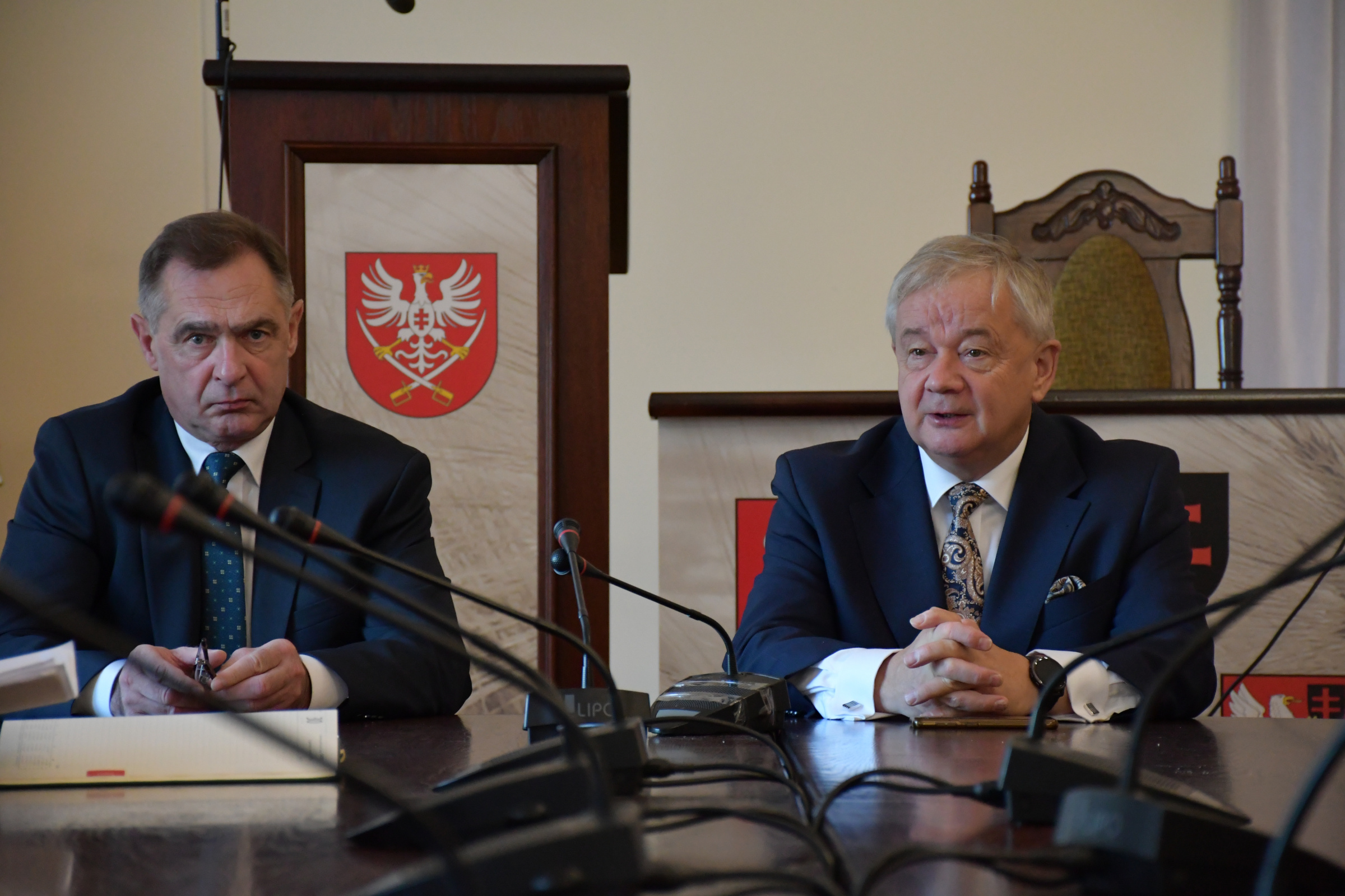 Spotkanie w sprawie bezpieczeństwa w szkołach Powiatu Miechowskiego