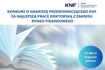 XV edycja Konkursu o Nagrodę Przewodniczącego KNF
