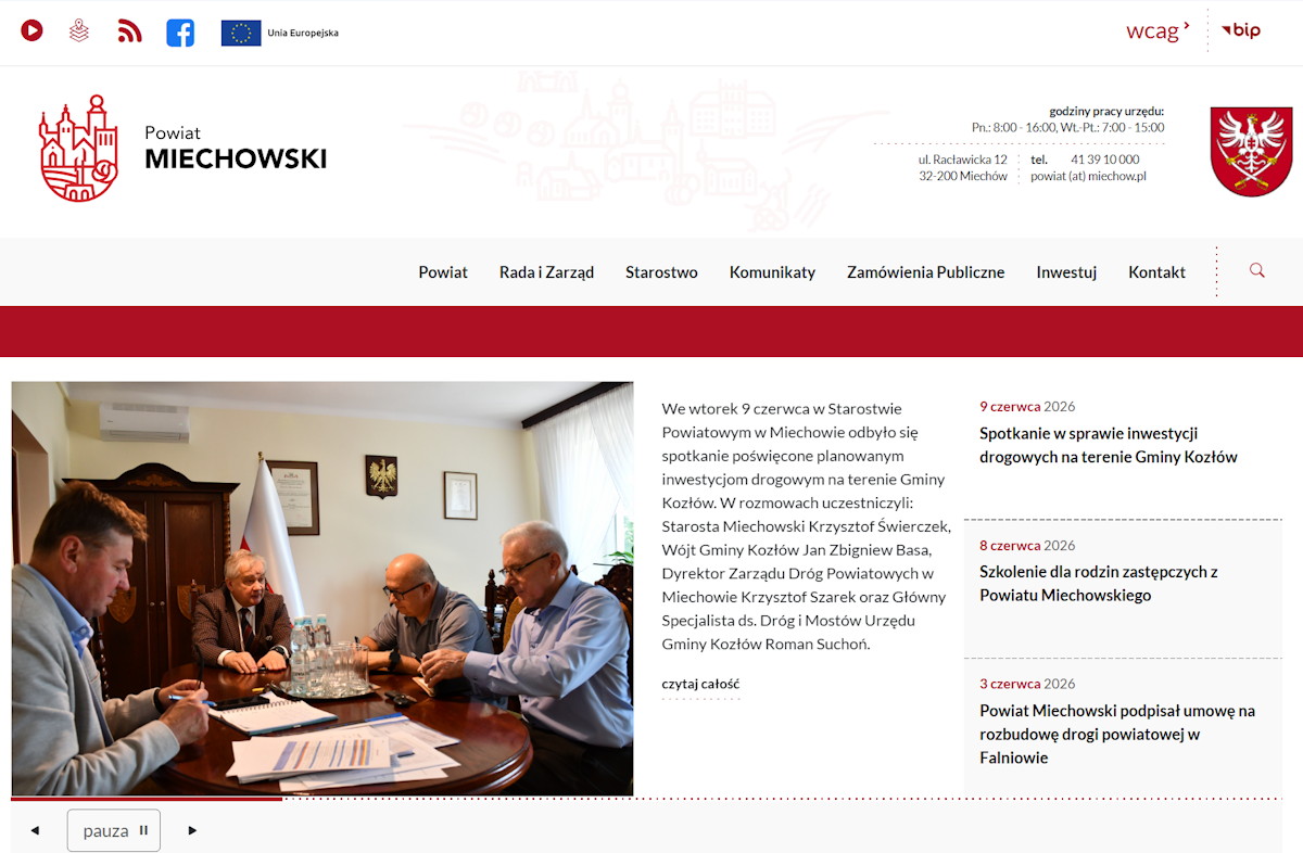 XXIV Sesja Rady Powiatu Miechowskiego