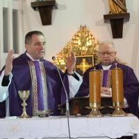 Msza św. w Kościele św. Barbary na miechowskim cmentarzu