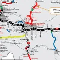 Odcinek S7 Moczydło - Miech&oacute;w na mapie