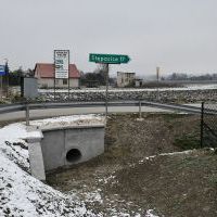 Nowy przepust na skrzyżowaniu dr&oacute;g w Gminie Książ Wielki