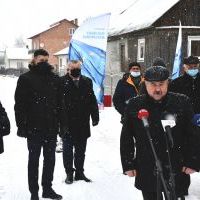 Jacek Kobyłka, Starosta Powiatu Miechowskiego dziękuje za środki unijne na obwodnicę Książa Wielkiego