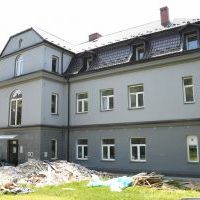 Budynek miechowskiego CAPS-u w trakcie remontu wnętrz