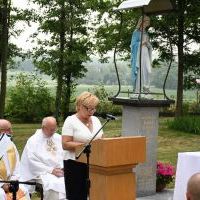 Dyrektor Małgorzata Wachacka przedstawia historię DPS ul. Warszawska w Miechowie