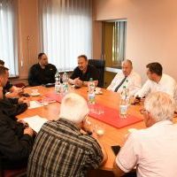 Powiatowe Centrum Zarządzania Kryzysowego na posiedzeniu w KP PSP Miech&oacute;w