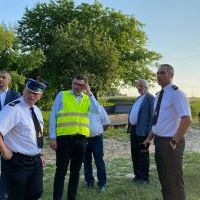 Przedstawiciele władz rządowych na wizji po gradobiciach w Powiecie Miechowskim