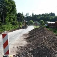 Trwa przebudowa drogi powiatowej Bukowska Wola - Działoszyce