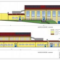 Jedna ze sztandarowych inwestycji 2022 roku - sala gimnastyczna SOSW Zagorzyce (na zdj. wizualizacja projektowa)