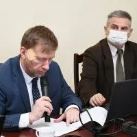 Mirosław Dr&oacute;żdż, dyr. Szpitala św. Anny w Miechowie składa sprawozdanie za 2021 rok