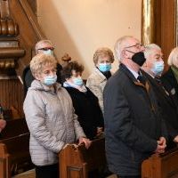 Przedstawiciele Rodziny Barank&oacute;w na Mszy św. przed odsłonięciem Pomnika