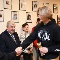 Powiatowy Konkurs Wiedzy Morskiej - III miejsce Krystian Fluśniak LO Miechów