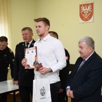 Bartosz Gonciarz LO Miechów - zwycięzca powiatowego etapu OTWP 2022 w Miechowie