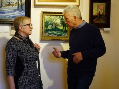 Rozmowy o sztuce Jerzego Breitenwalda i Jerzego Tabaki w Muzeum Ziemi Miechowskiej