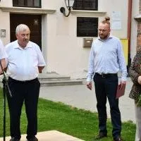 Krzysztof Świerczek, Przewodniczący Rady Powiatu m&oacute;wi o zasługach Krystyny Olchawa w krzewieniu kultury i sztuki