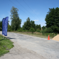 Droga powiatowa nr 1183K w miejscowości Rog&oacute;w gm Kozł&oacute;w
