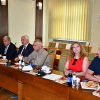 Władze powiatu miechowskiego u samorządowc&oacute;w w Bochni