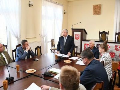 Przedzimowe spotkanie Powiatowego Sztabu Kryzysowego w Miechowie