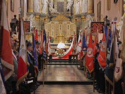 104. Rocznica Odzyskania Niepodległości - uroczysta Msza św. w Bazylice Grobu Bożego w Miechowie