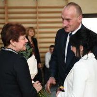 Życzenia dla dyr. Marzeny Samborskiej od rodzic&oacute;w uczni&oacute;w klas pierwszych