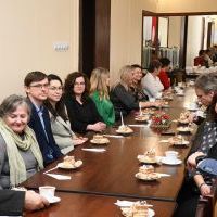 Wicestarosta Paweł Osikowski, Wydział Oświaty, Organizacyjny, Komunikacji na spotkaniu podsumowującym 2022 rok