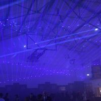 Pokaz laserowy jedną z atrakcji nocy sylwestrowej otwierającej nowy rozdział w historii Książa Wielkiego