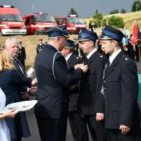 100-lecie OSP Wielkanoc - odznaczenia dla zasłużonych