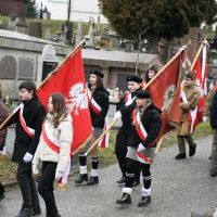 Harcerze i młodzież na obchodach 160. rocznicy bitwy miechowskiej