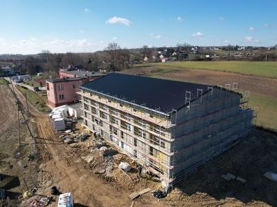 Sala gimnastyczna w Zagorzycach gotowa w 63%