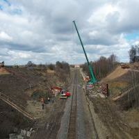 Już niebawem krajobraz nad linią LHS w Uniejowie Rędziny się zmieni