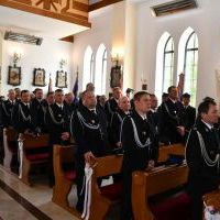 100-lecie OSP Pstroszyce I - druhowie na Mszy św.