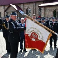 100-lecie OSP Pstroszyce I - odznaczenie sztandaru jednostki