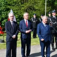 100-lecie OSP Pstroszyce I - gratulacje i życzenia od włodarzy Powiatu Miechowskiego