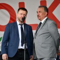 Wybory Chłopa Roku 2023 - przem&oacute;wienie radnych wojew&oacute;dzkich Mirosława Drożdża i Wojciecha Kozaka