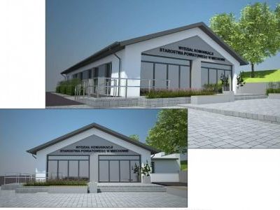 Tak po adaptacji budynku będzie wyglądał Wydział Komunikacji w Miechowie