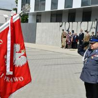 Święto Policji Miech&oacute;w 2019 - zastępca komendanta wojew&oacute;dzkiego insp. Rafał Leśniak