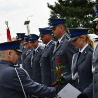 Święto Policji Miech&oacute;w 2019 - wręczenie akt&oacute;w mianowania na wyższe stopnie policji
