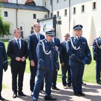 Święto Policji 2023 Miech&oacute;w - komendanci KPP Miech&oacute;w, samorządowcy i goście
