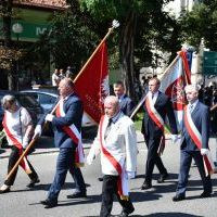 Święto Wojska Polskiego Miech&oacute;w 2023 - przemarsz przez Rynek