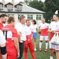 Wicestarosta Paweł Osikowski z Reprezentacją Polski w Blind Footballu