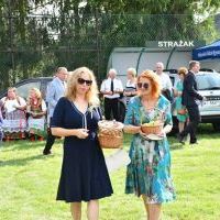Dożynki Powiatowe Przybysławice 2023 - radne powiatowe Anna Dróżdż i Ewa Wojciechowicz