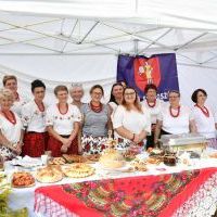 Dożynki Powiatowe Przybysławice 2023 - stoisko Gminy Słaboszów