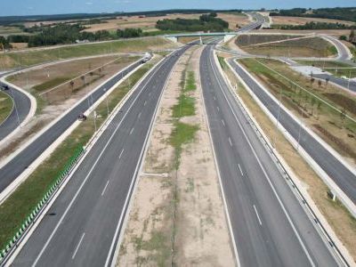 Odcinek S7 w Małoszowie tuż przed otwarciem