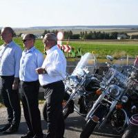 Minister Andrzej Adamczyk, dyr. Oddziału GDDKiA Krak&oacute;w Tomasz Pałasiński i Prezes Intercor Piotr Jurczyk