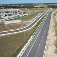 Odcinek S7 i MOP w Małoszowie tuż przed otwarciem